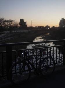 2015年元旦21 空堀川 自転車-s.JPG